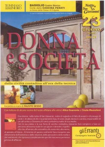 Iniziativa Donna e società 23.06.2009