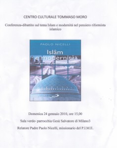 Iniziativa Islam e modernità 24.01.2010