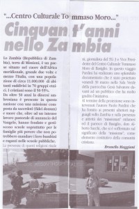 articolo 50 anni in Zambia maggio 2012