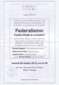 iniziativa Federalismo 29.10.2010