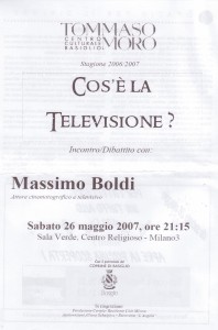 iniziativa cos'è la televisione 26.05.2007