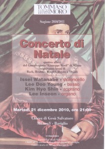 Concerto Natale 21 dicembre 2010